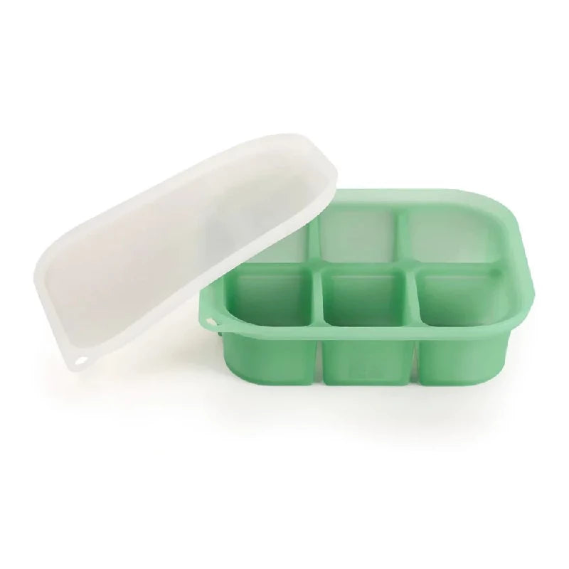 Haakaa Easy-Freeze Bakke 6 rum - Pea Green