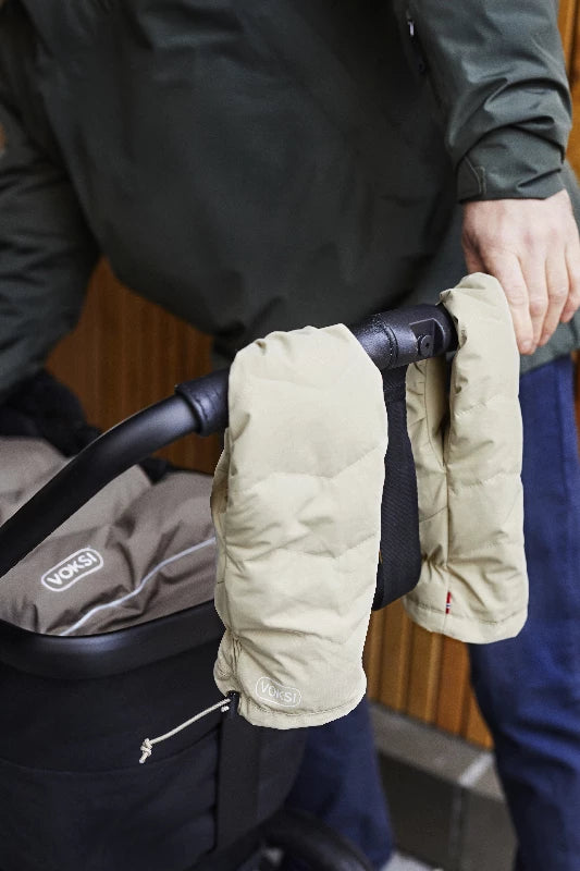 Voksi barnevognshandsker - Seashell Sand