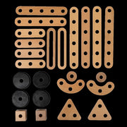 MAMAMEMO® BYGGEDELE - 24 DELE - TRÆ