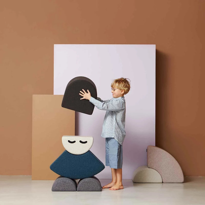 by KlipKlap Mr. Half Circle Face - Beige