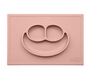 Ezpz dækkeserviet og skål i ét - Happy Mat - Støvet Rosa