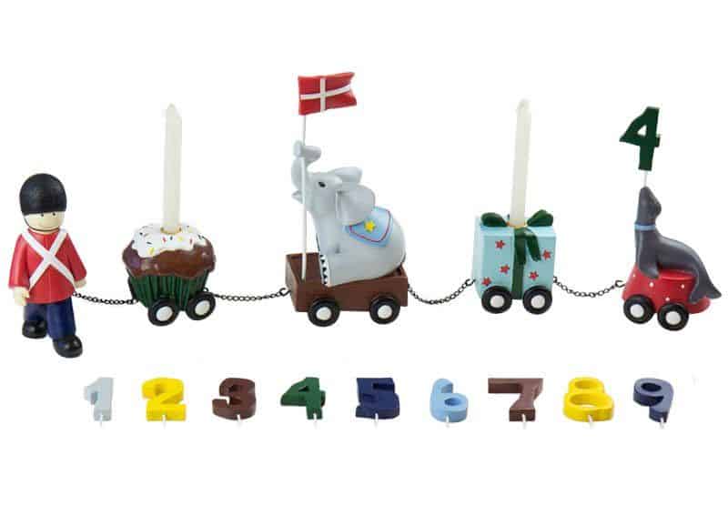 Kids by Friis fødselsdagstog Garder med 9 tal
