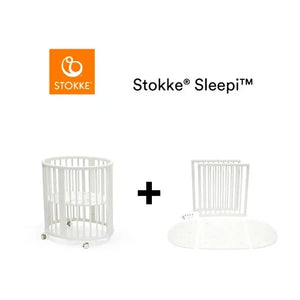 Stokke Sleepi V3 inkl. Forlænger - Hvid