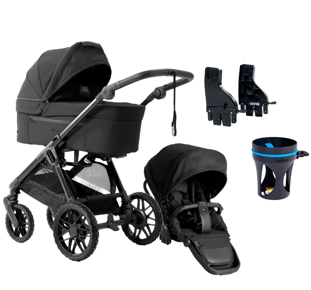 Emmaljunga Sento Pro Ergo Combi Pakke - Black Edition