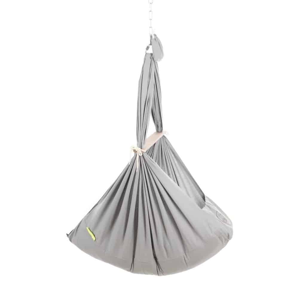 Nonomo Hængevugge med mikrofibermadras - grå