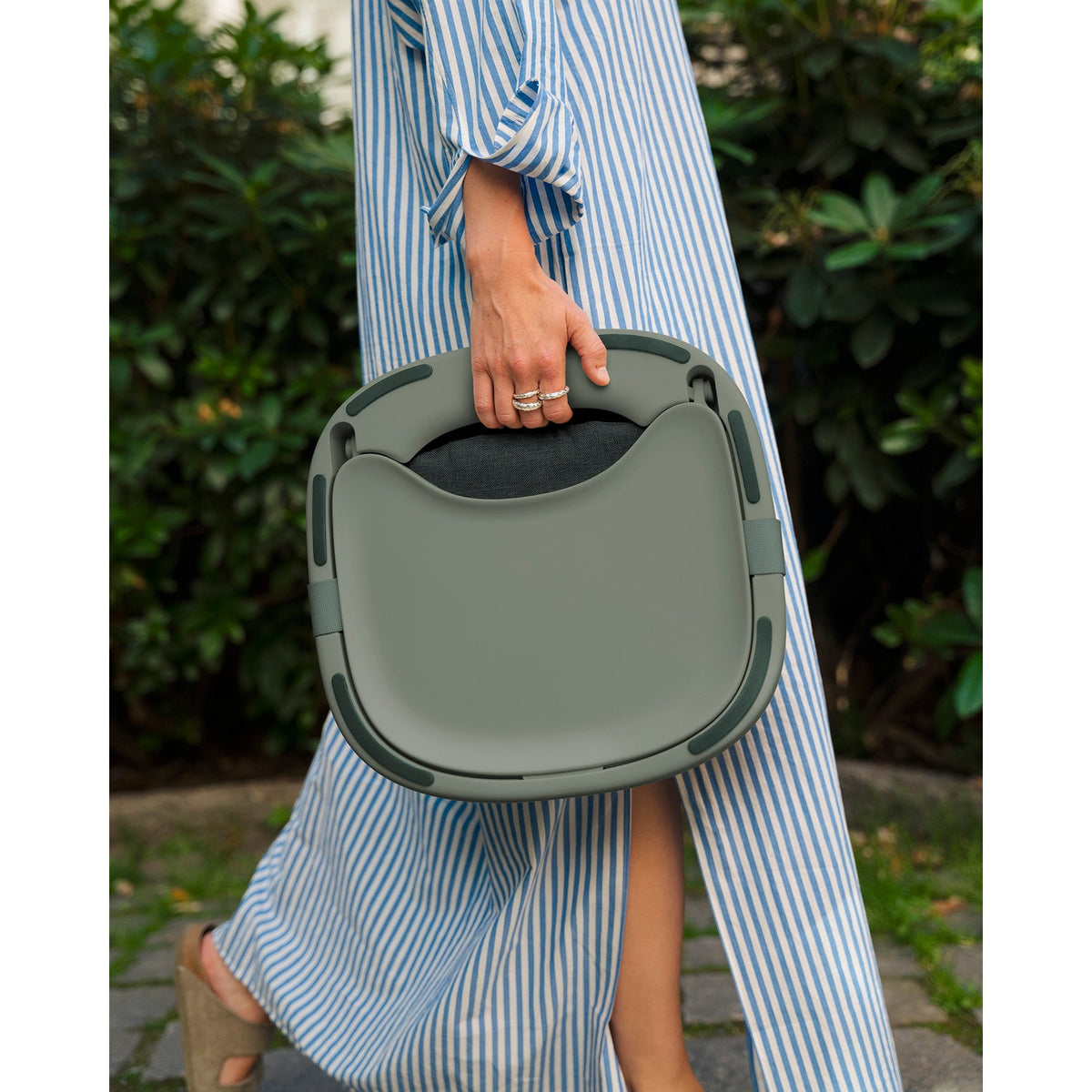 Hannie Transportabel højstol - Sage Green