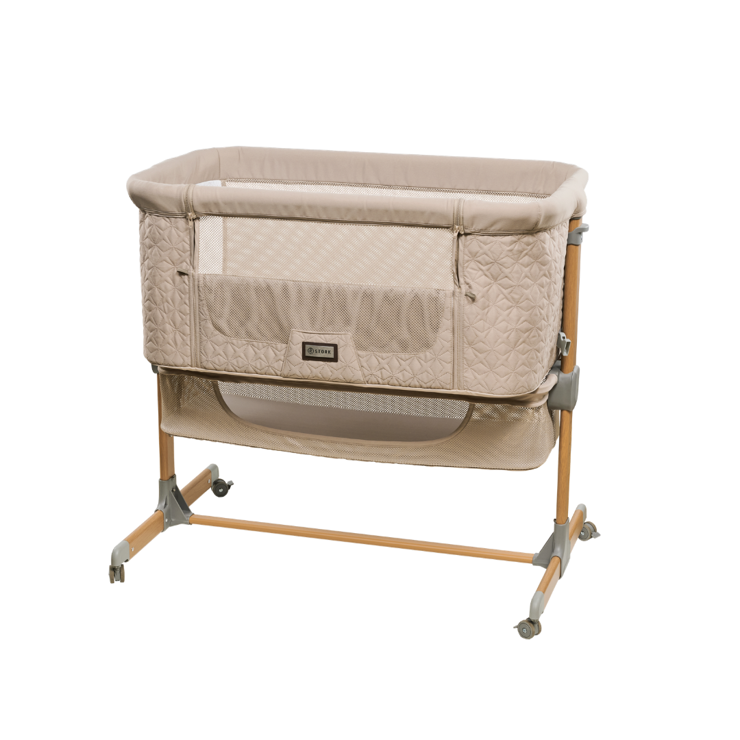 Stork Home Sidebyside vugge - Beige