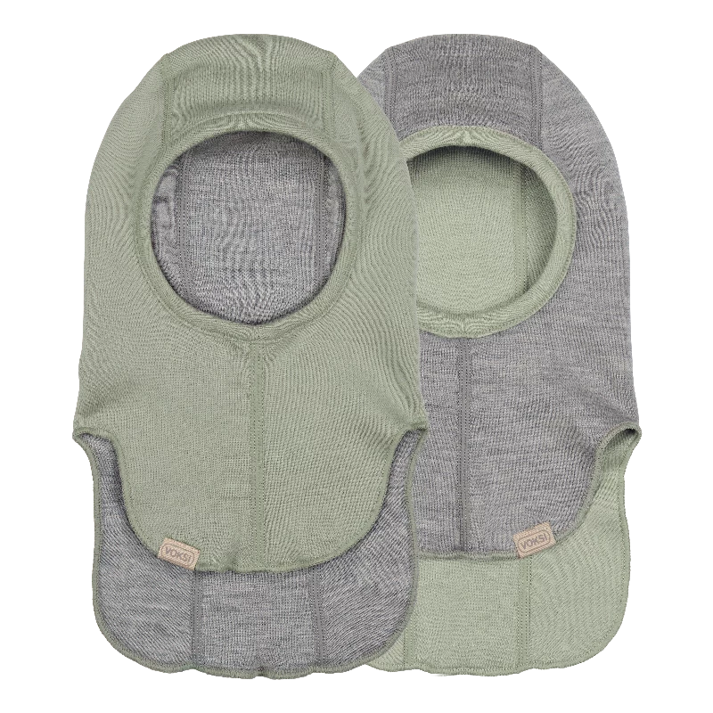Voksi Wool Balaclava - Misty Green