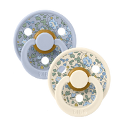 BIBS x Liberty Colour - str 1 - Eloise Dusty Blue Mix