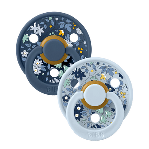 BIBS x Liberty Colour - str 2 - Chamomile Lawn Baby Blue Mix