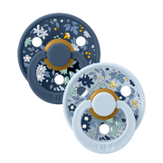 BIBS x Liberty Colour - str 2 - Chamomile Lawn Baby Blue Mix