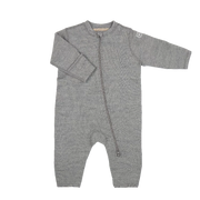 Voksi Wool Jumpsuit Fleece - Melange Grey