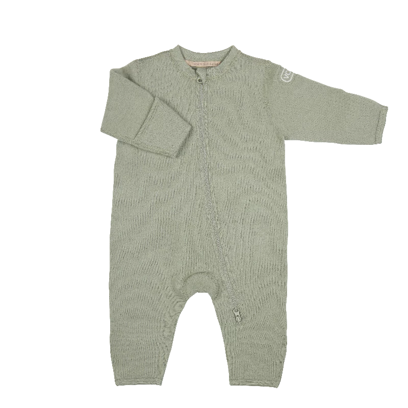 Voksi Wool Jumpsuit Fleece - Misty Green