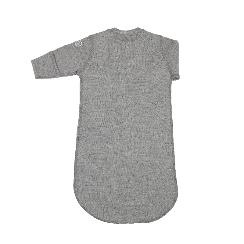 Voksi Wool Baby Bag Fleece - Melan Grey