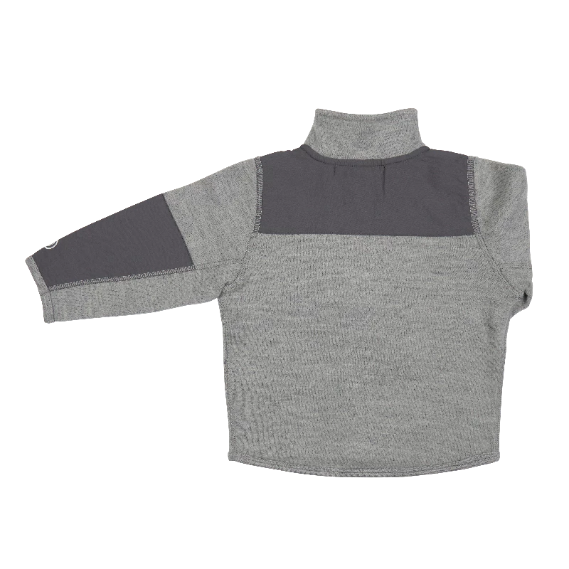 Voksi Wool Jacket Fleece - Melange Grey