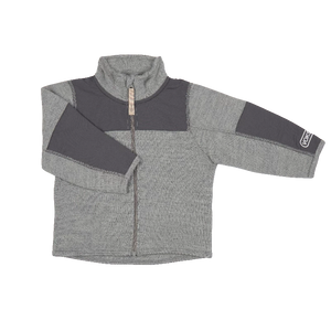 Voksi Wool Jacket Fleece - Melange Grey