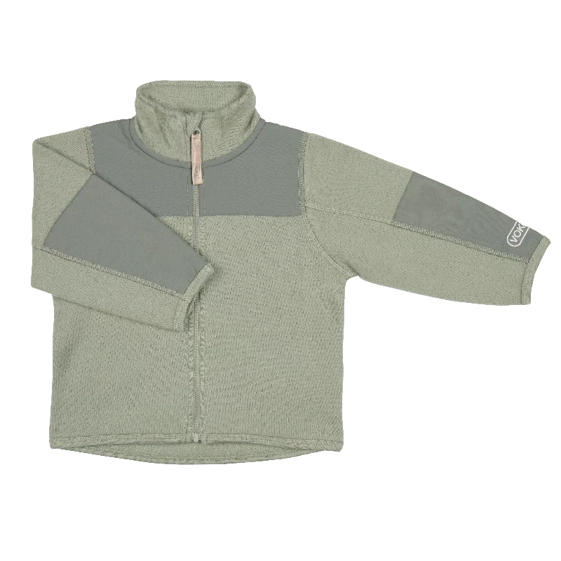 Voksi Wool Jacket Fleece - Misty Green