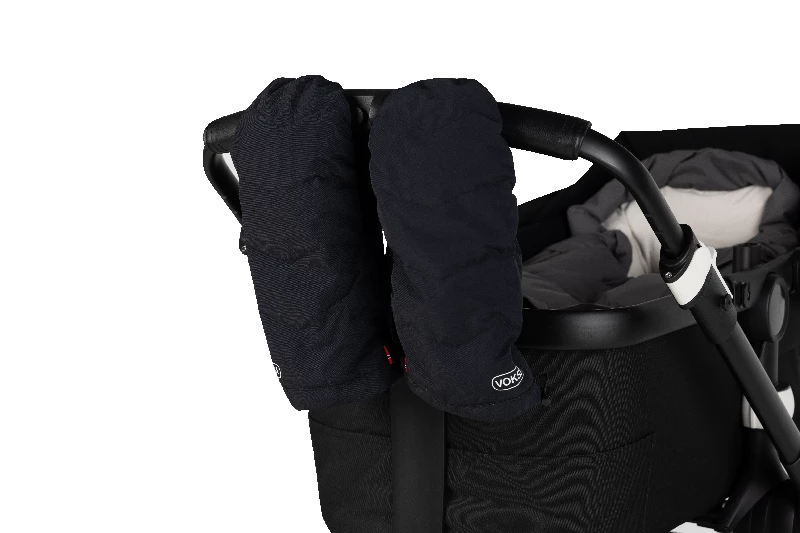 Voksi barnevognshandsker - Black