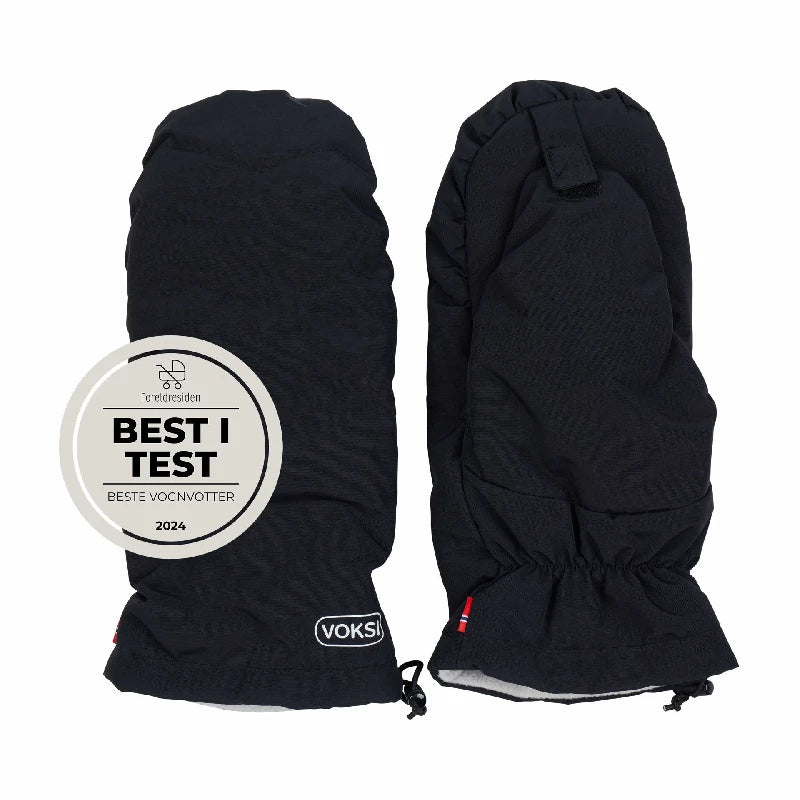 Voksi barnevognshandsker - Black