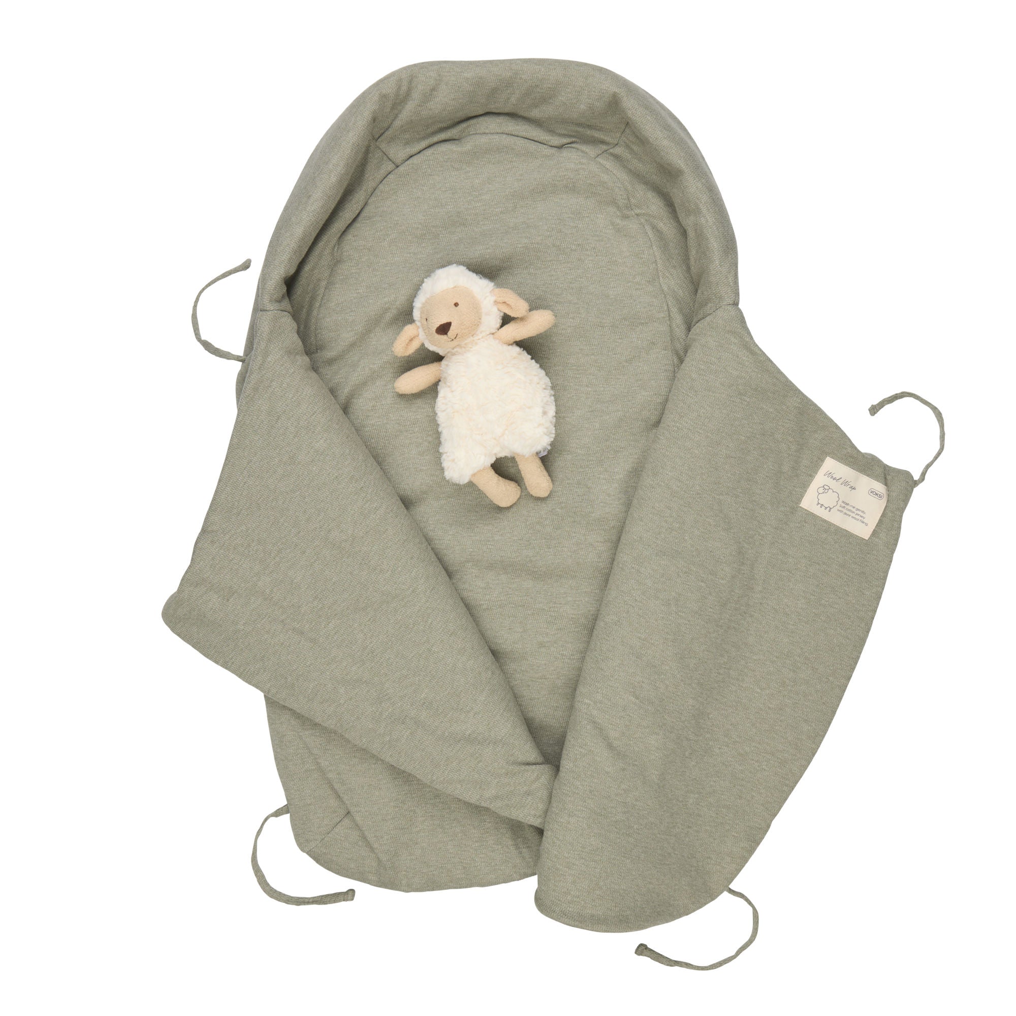 Voksi Wool Wrap - Meadow Green