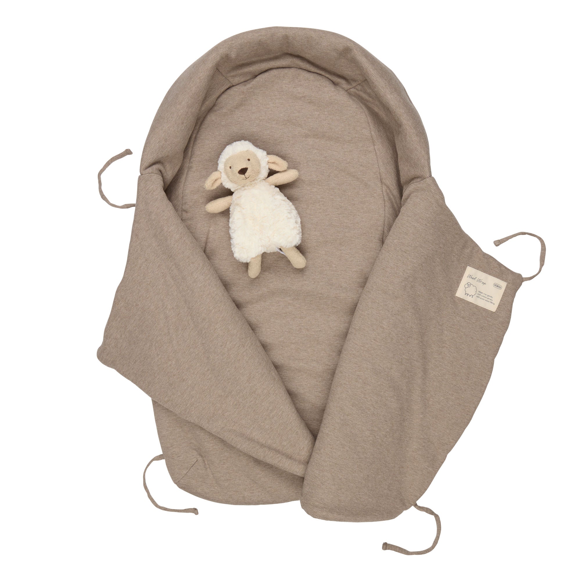 Voksi Wool Wrap - Walnut