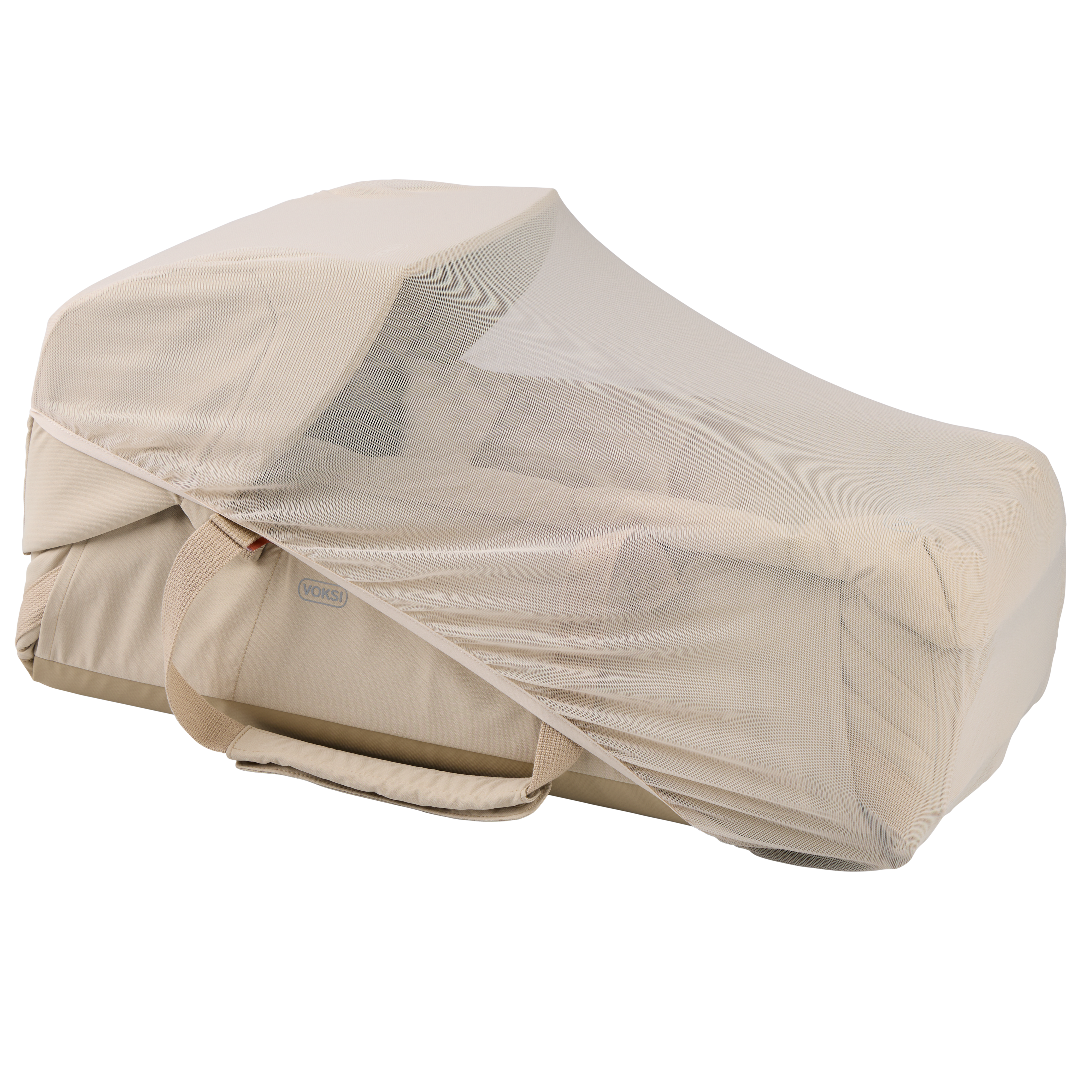 Voksi Carry Me Solskærm Med Myggenet - Seashell Sand