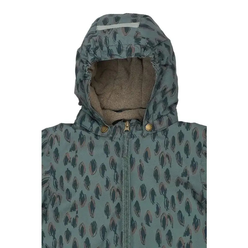 Mikk-Line Flyverdragt Mønstret - Balsam Green - Str. 80-116