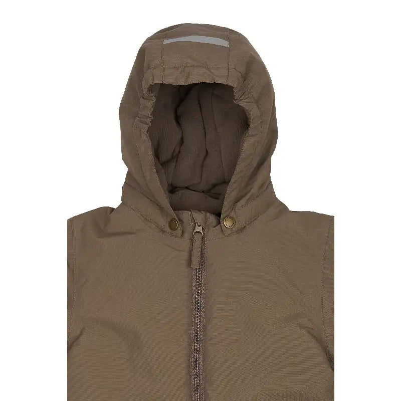 Mikk-Line Flyverdragt Ensfarvet - Chocolate Chip - Str. 80-116