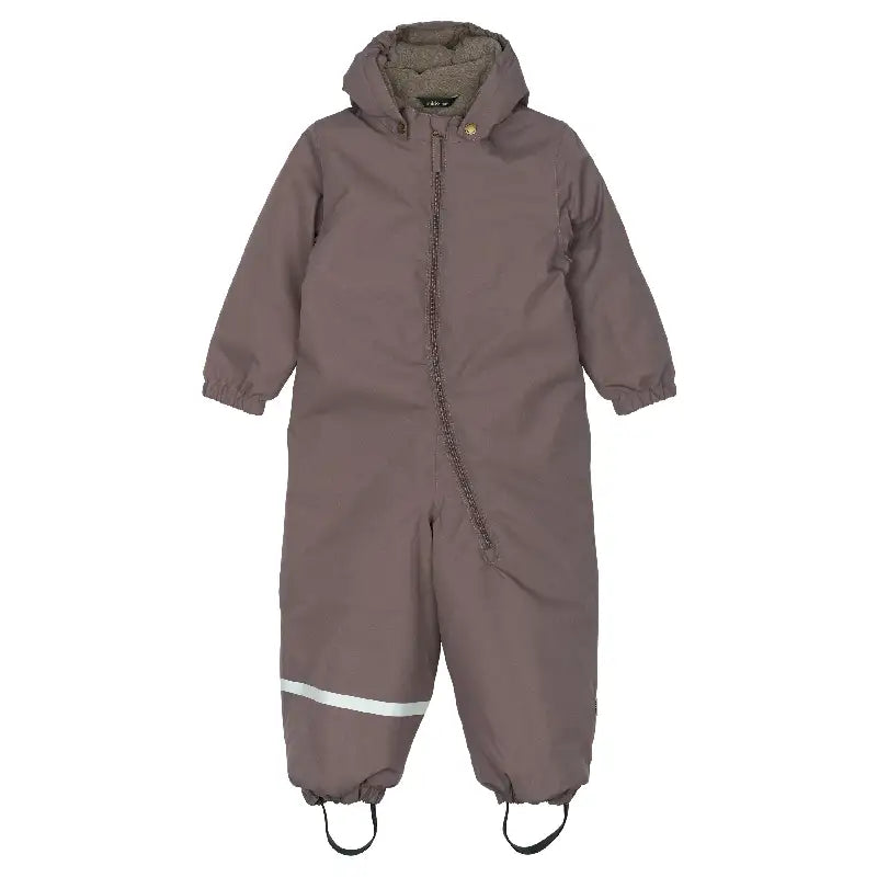 Mikk-Line Flyverdragt Ensfarvet - Sparrow - Str. 80-116