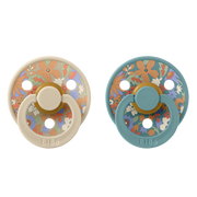 BIBS x Liberty 2 pak Colour June Blossom Latex Size 2 Vanilla Hush Mix