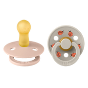 BIBS Studio Colour 2 PACK Ladybug Latex Size 2 Blush Mix