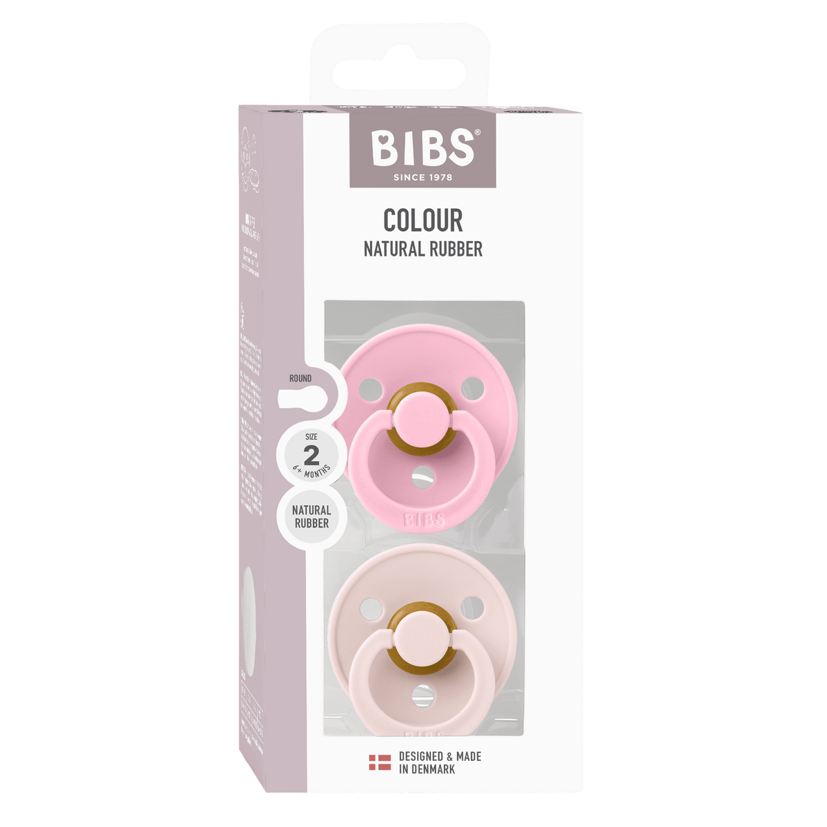Bibs Colour - Str. 2 - Petal/Baby Pink