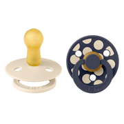 Bibs Studio Colour - Str. 2 - Polka Mix Ivory/Deep Space