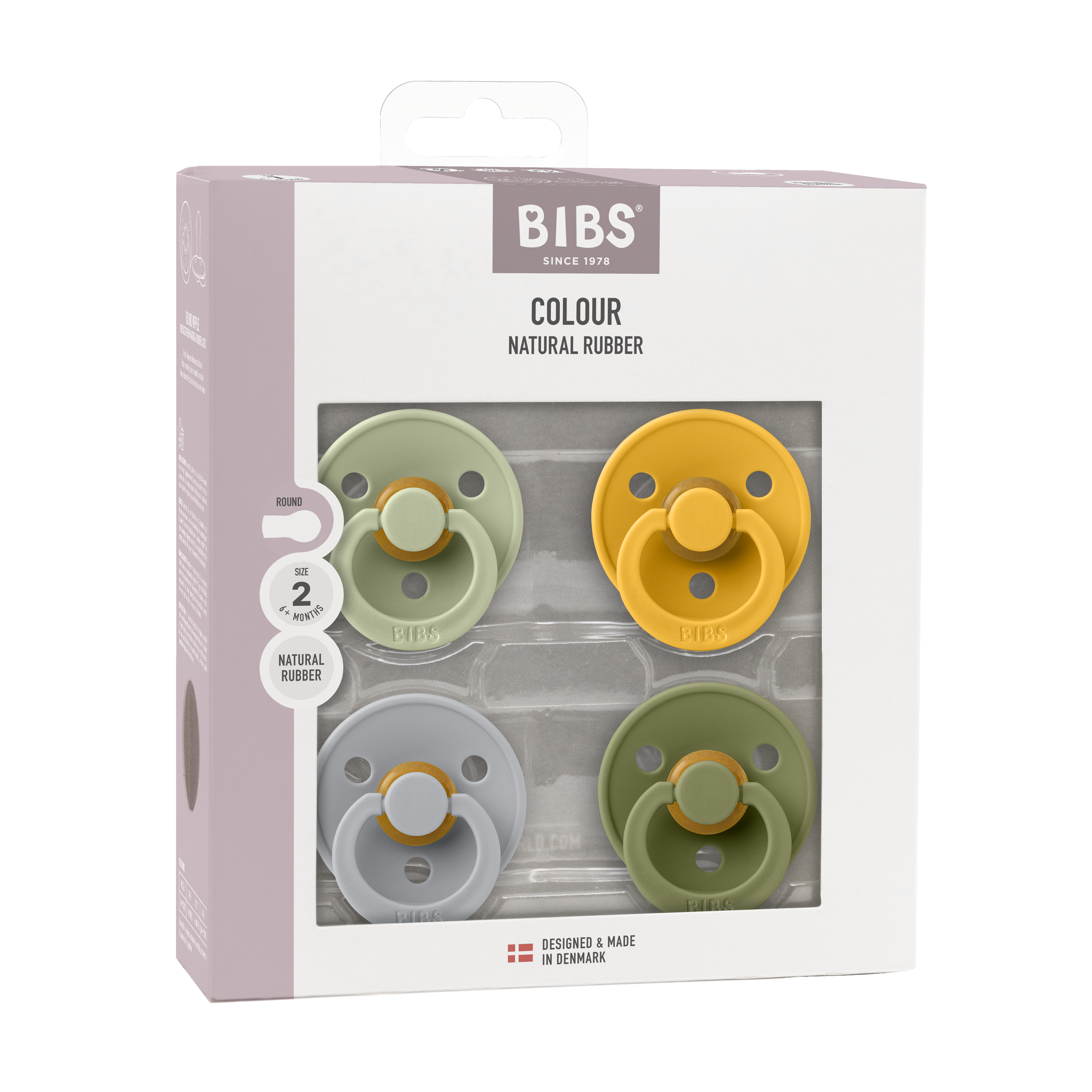 Bibs Colour 4-pak str 2 - Green Garden Lush