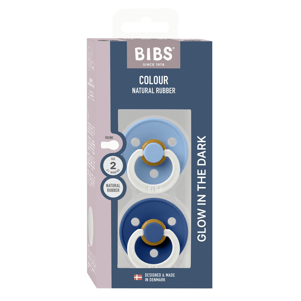 Bibs Colour - Str. 2 - Sky Blue GLOW/Cornflower GLOW