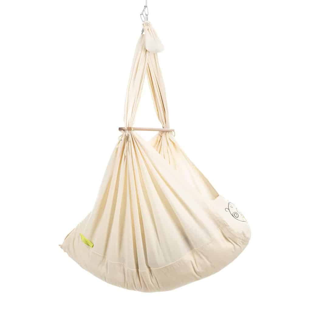 Nonomo Slyngevugge med mikrofibermadras – natur