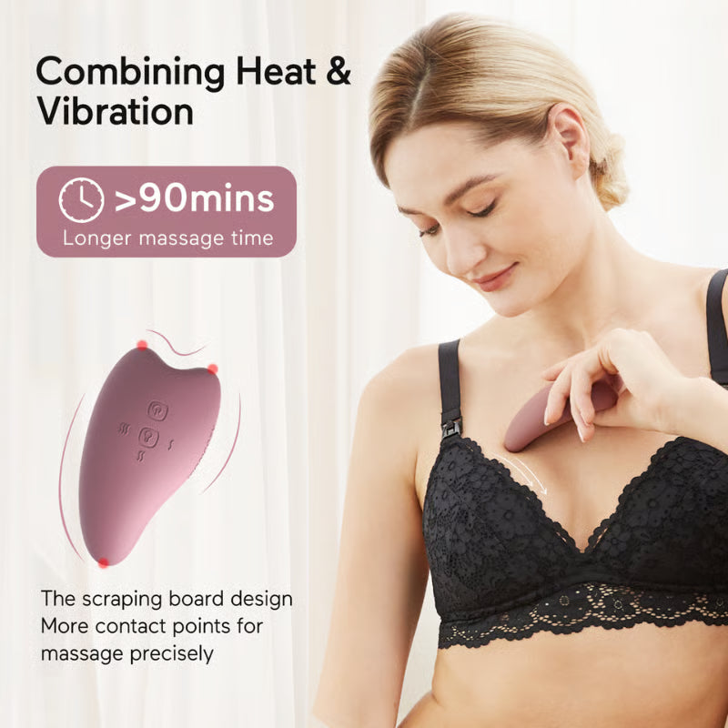 Momcozy Varmende og vibrerende ammemassager
