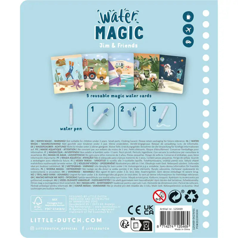 Magisk Vandmalebog Jim & Friends