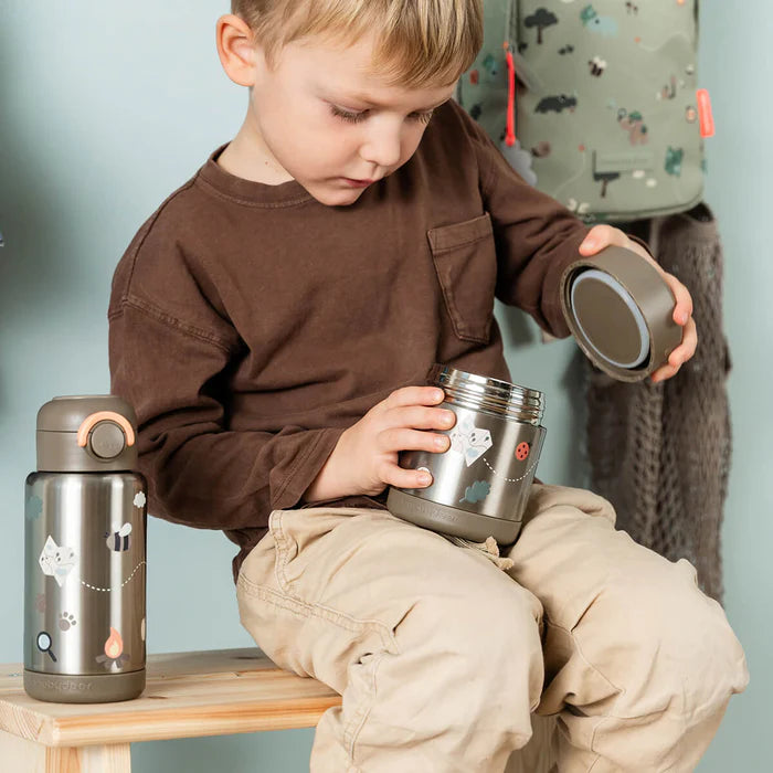 Done by Deer Termo madbeholder Tiny trails 300 ml - sand