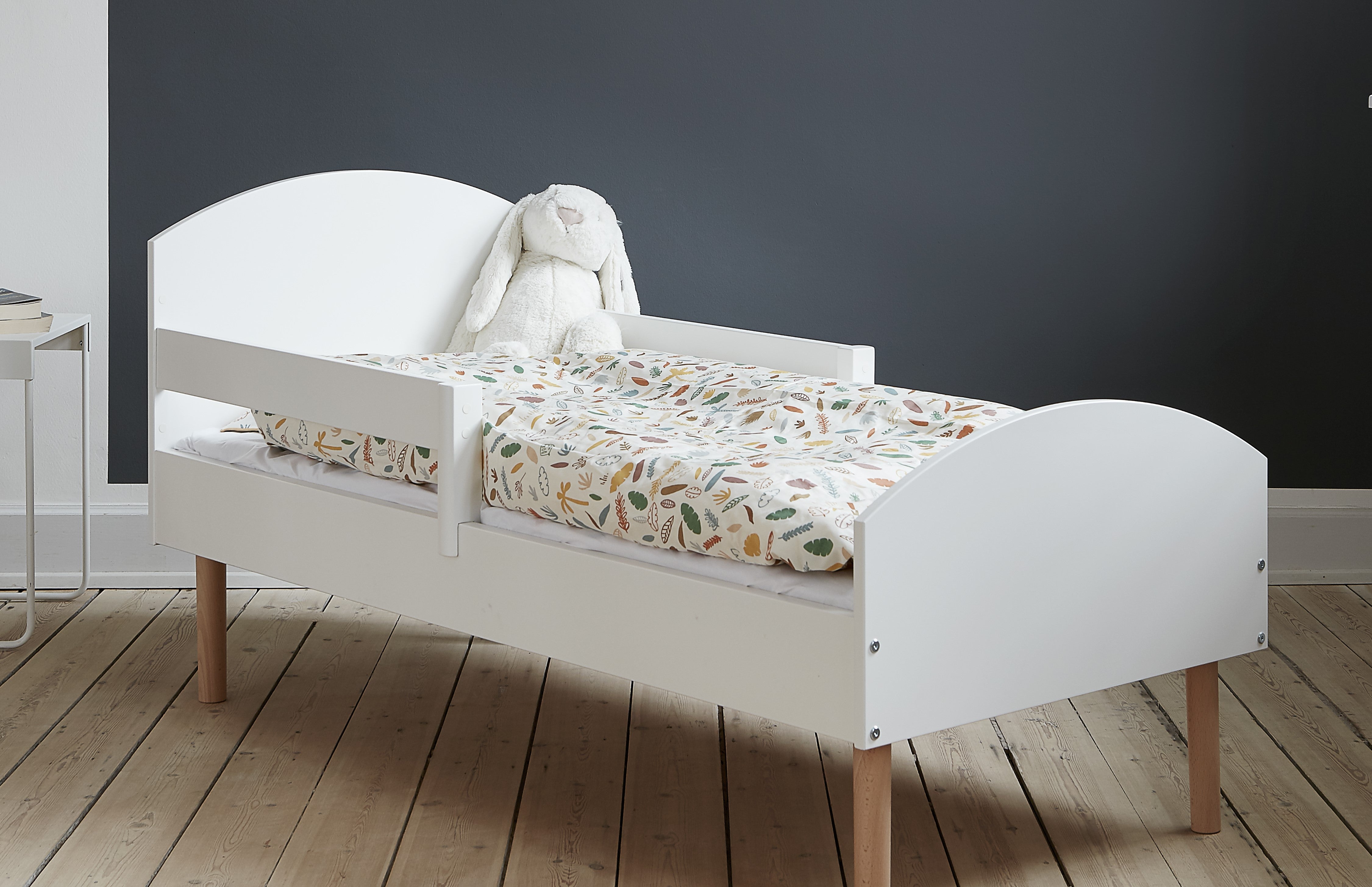 Manis-H Retro seng med 2 sengeheste og lamelbund 70*160 cm flere farver