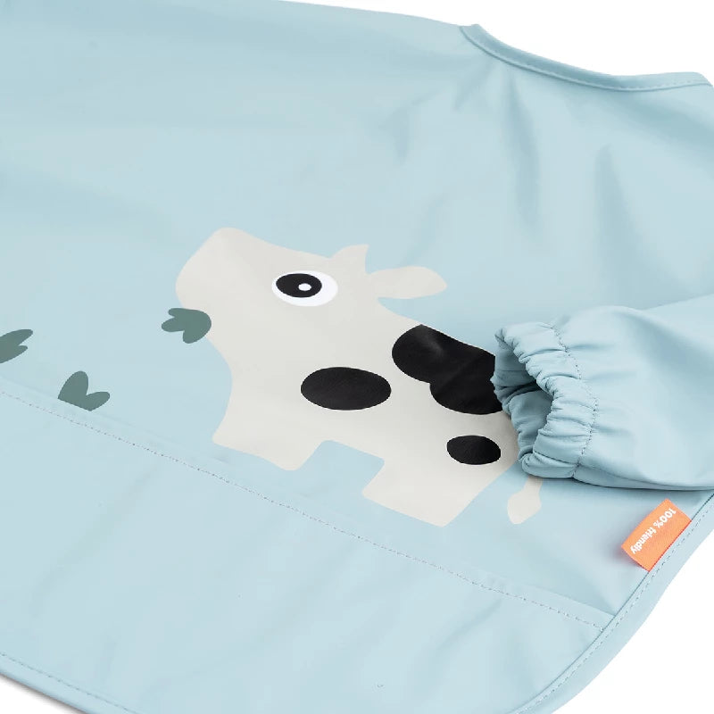 Done By Deer Hagesmæk m/ærmer og lomme Tiny farm Blå