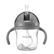 Sugerørskop Tritan 220ml - grå