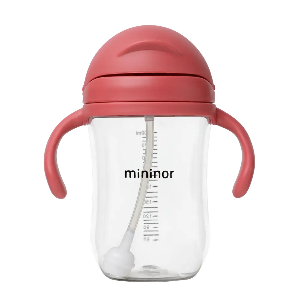 Sugerørskop Tritan 330 ml - Rhubarb