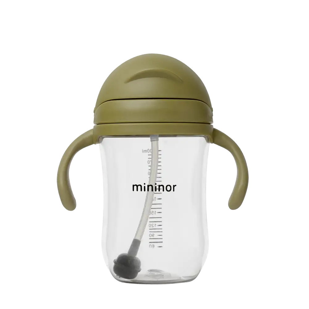 Sugerørskop Tritan 330 ml - Moss Green