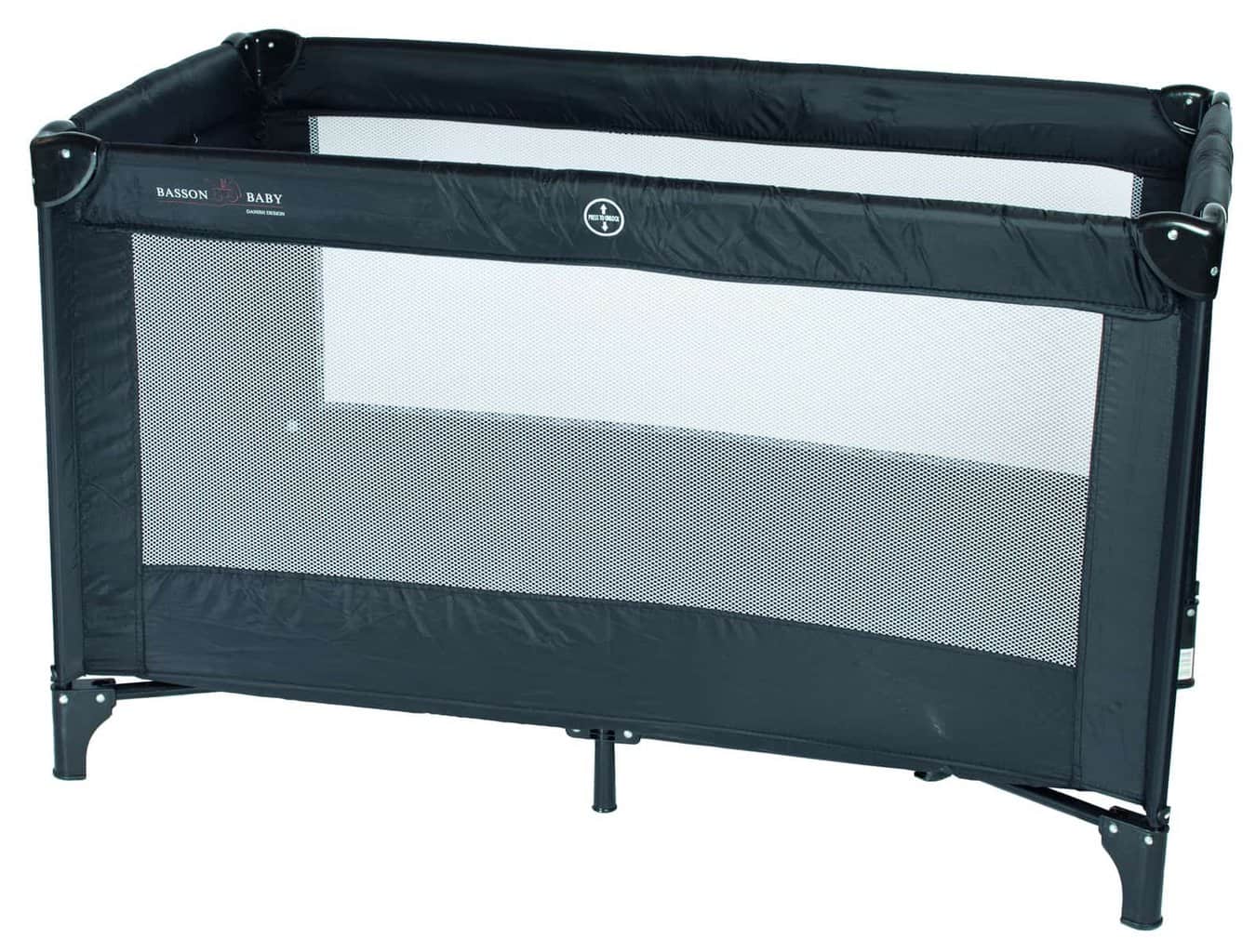 Rejseseng - sort med transporttaske