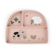 Done by Deer Stick&Stay inddelt tallerken Tiny farm Pudder