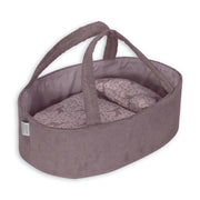 Mamamemo dukkelift 35 cm - fløjl - syren