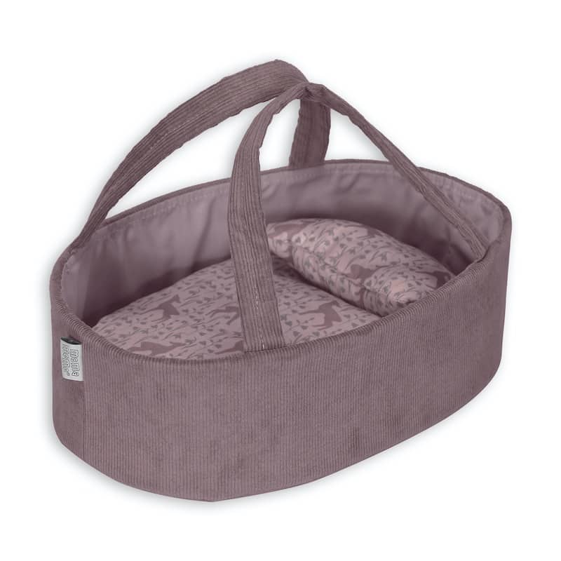 Mamamemo dukkelift 35 cm - fløjl - syren