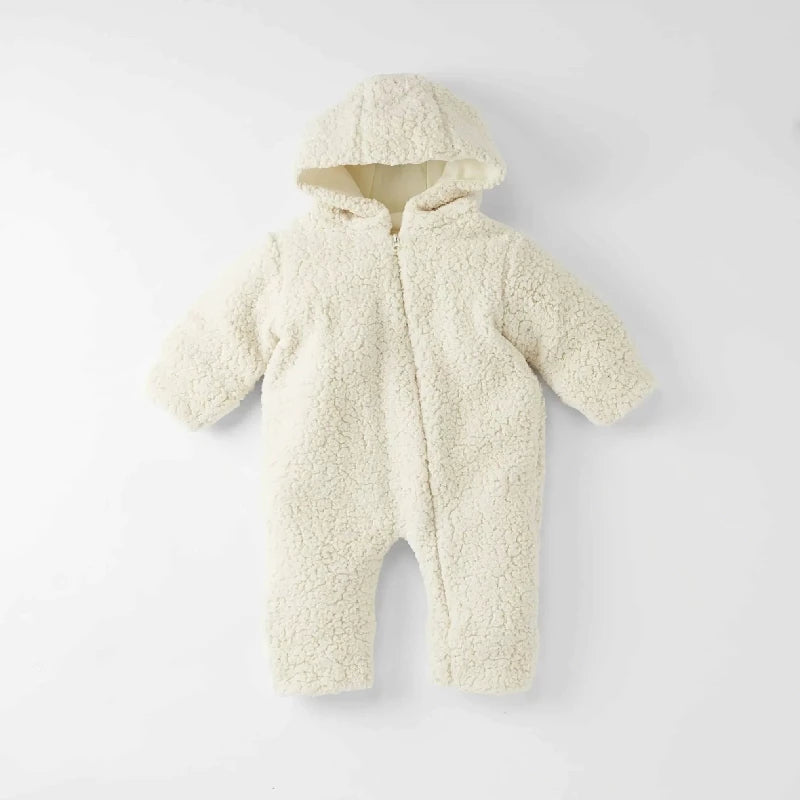 Teddy Suit - Off White (6-9m)