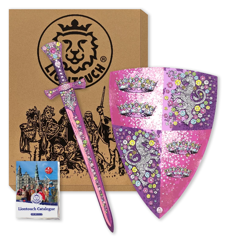 Liontouch Crystal Princess gavesæt med sværd og skjold